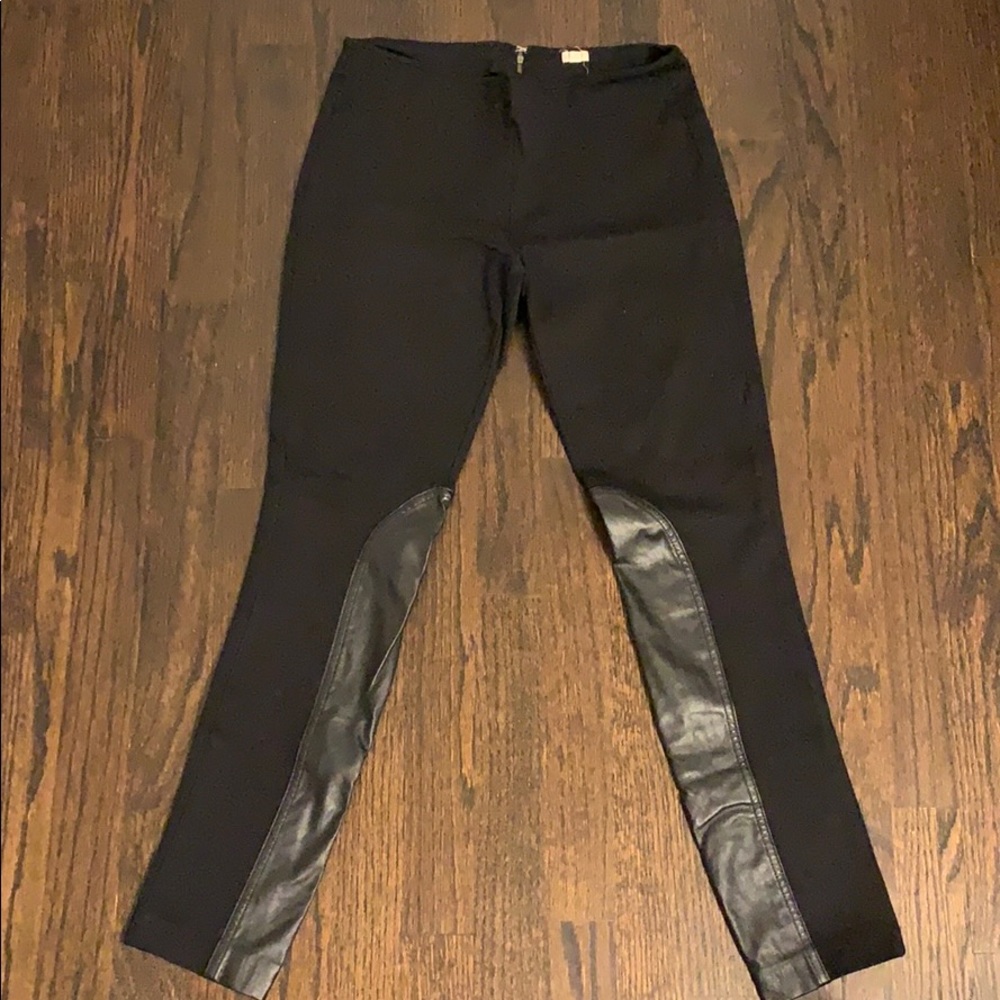 J. Crew Gigi Pant with Leather